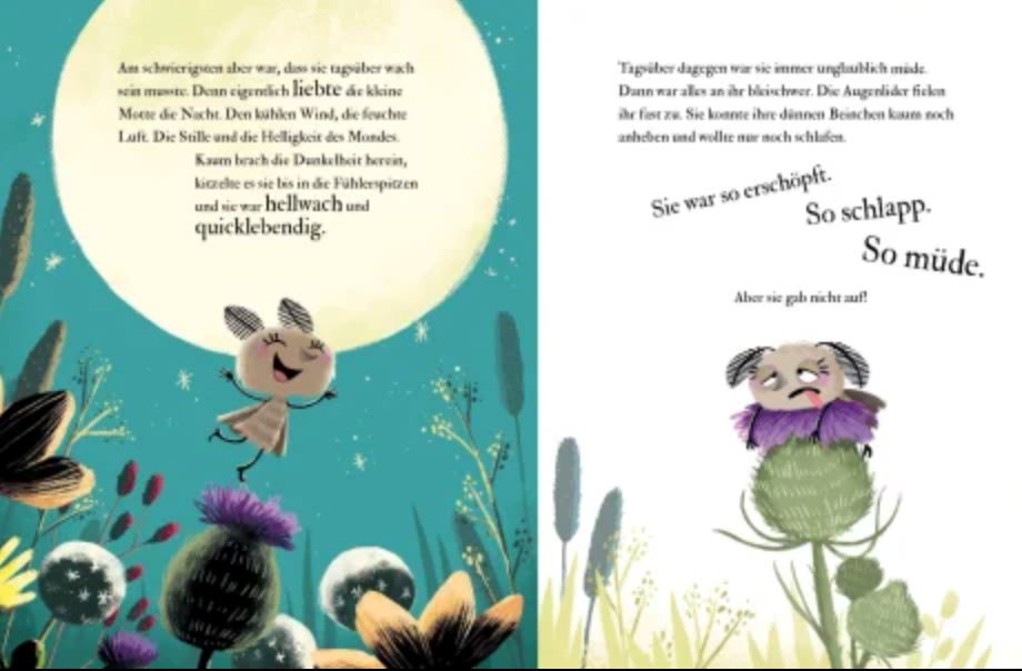 Buch: Die kleine Motte, die davon träumte, anders zu sein Buch Knesebeck Verlag