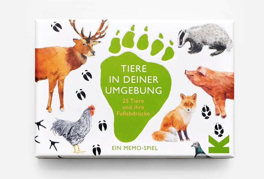 Tierspuren Memo-Spiel Spiel Laurence King Verlag
