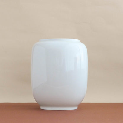 Weiße Vase aus Porzellan Vase Lindner Porzellan